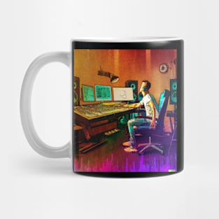 Audio Engineer Sound Guy Digital Art 2 Mug